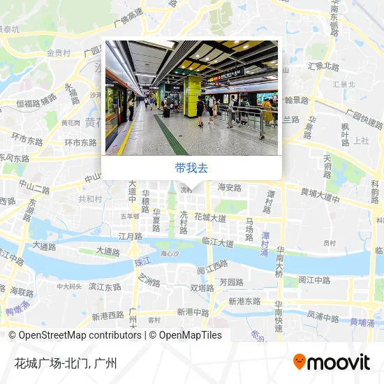 花城广场-北门地图