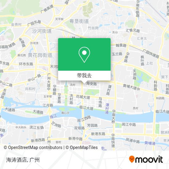 海涛酒店地图
