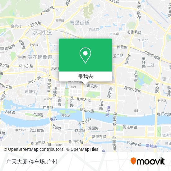 广天大厦-停车场地图