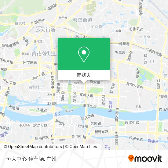 恒大中心-停车场地图