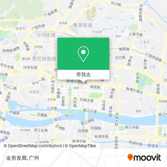 金剪发廊地图