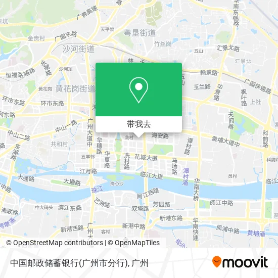 中国邮政储蓄银行(广州市分行)地图