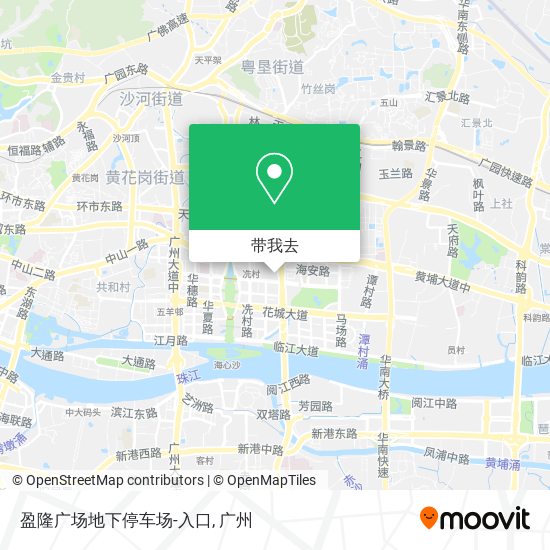 盈隆广场地下停车场-入口地图