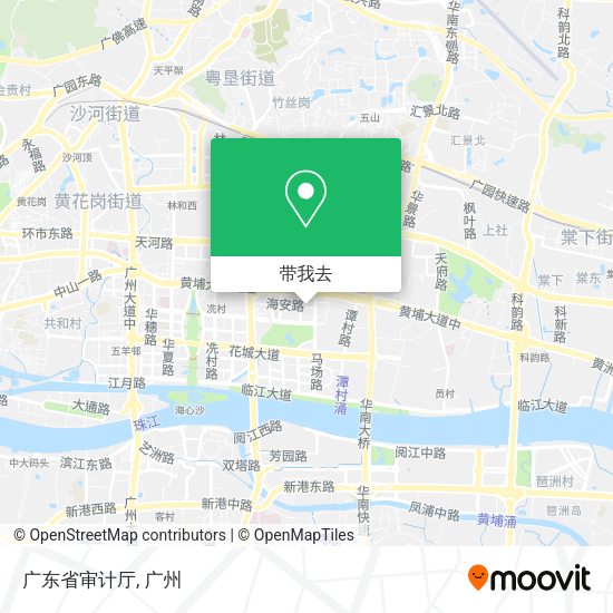 广东省审计厅地图