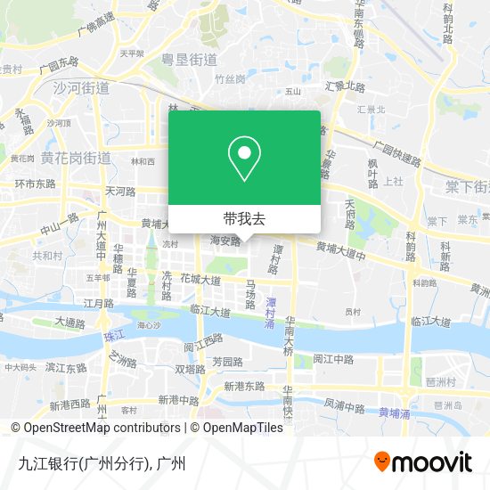 九江银行(广州分行)地图