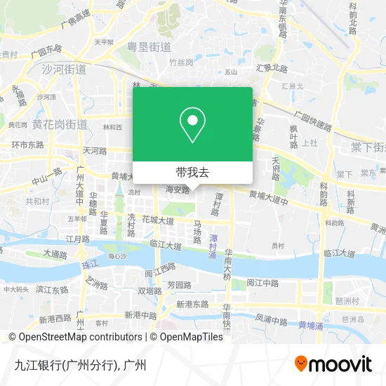 九江银行(广州分行)地图