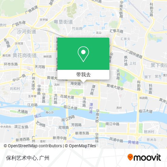 保利艺术中心地图