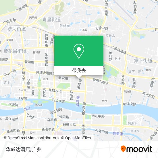 华威达酒店地图
