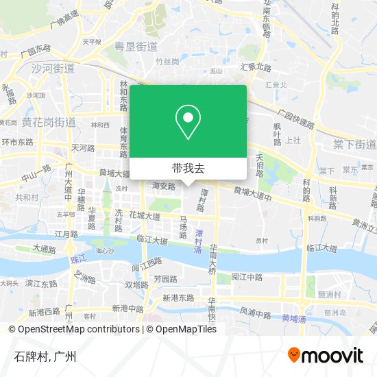 石牌村地图