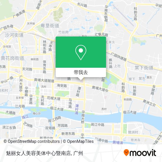 魅丽女人美容美体中心暨南店地图