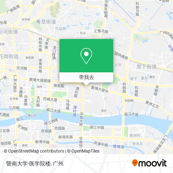 暨南大学-医学院楼地图