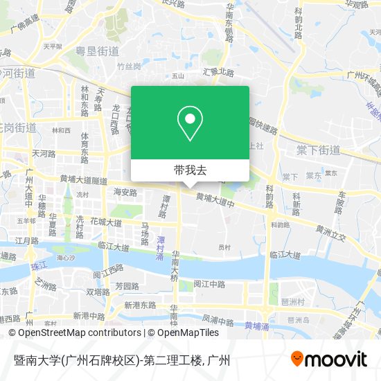 暨南大学(广州石牌校区)-第二理工楼地图