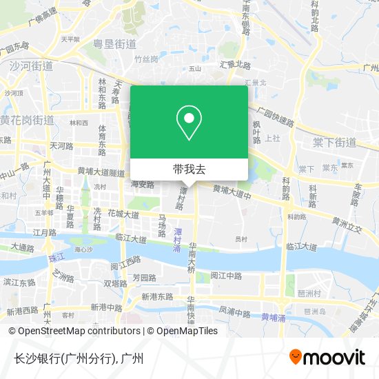 长沙银行(广州分行)地图