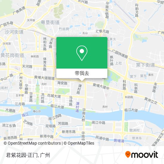 君紫花园-正门地图