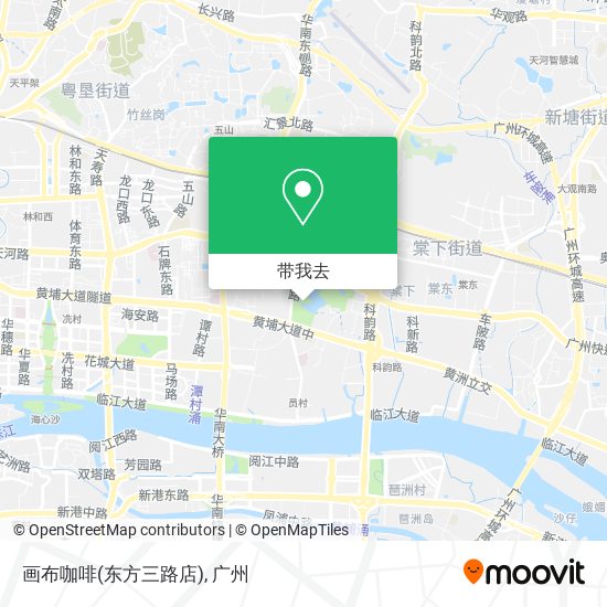 画布咖啡(东方三路店)地图