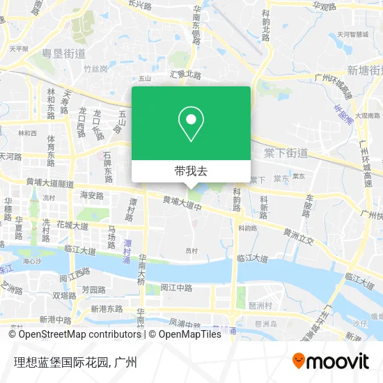 理想蓝堡国际花园地图