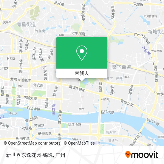 新世界东逸花园-锦逸地图