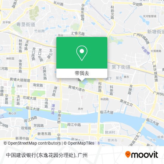 中国建设银行(东逸花园分理处)地图