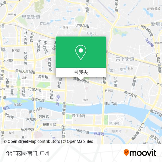 华江花园-南门地图