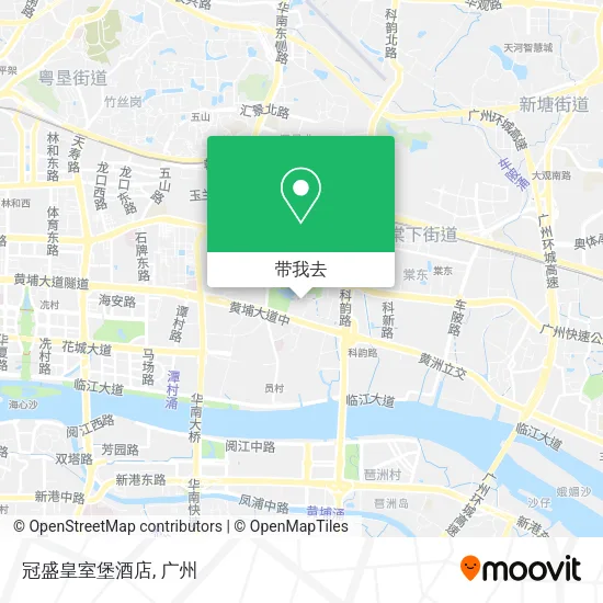 冠盛皇室堡酒店地图