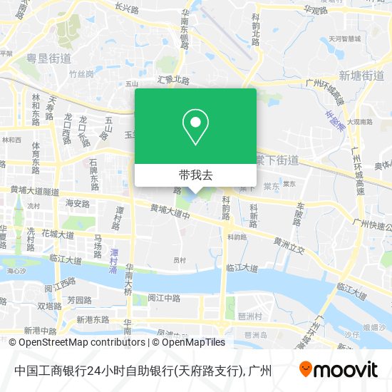 中国工商银行24小时自助银行(天府路支行)地图