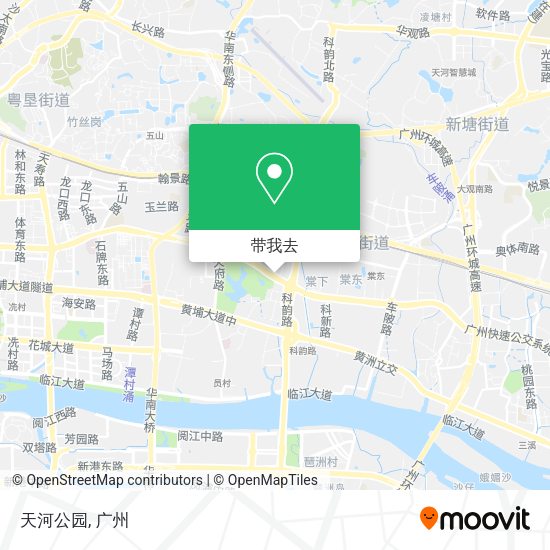 天河公园地图