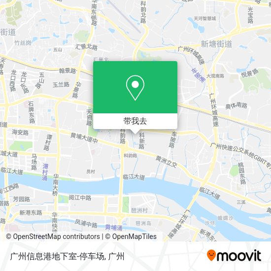 广州信息港地下室-停车场地图