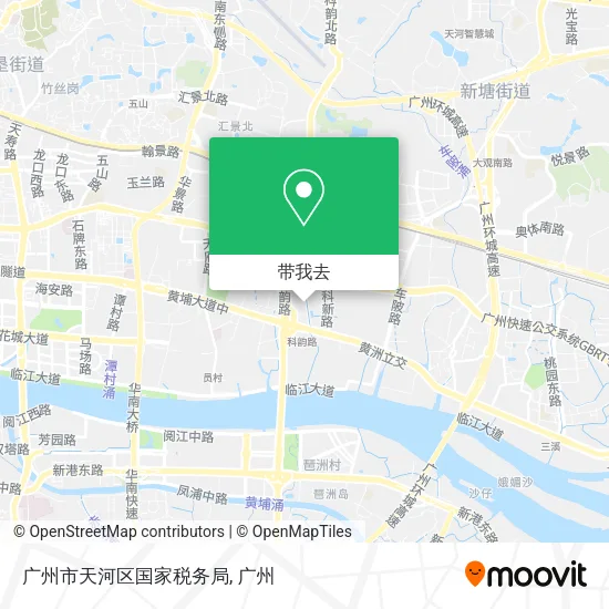 广州市天河区国家税务局地图