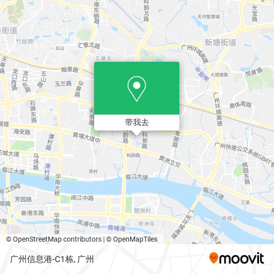 广州信息港-C1栋地图