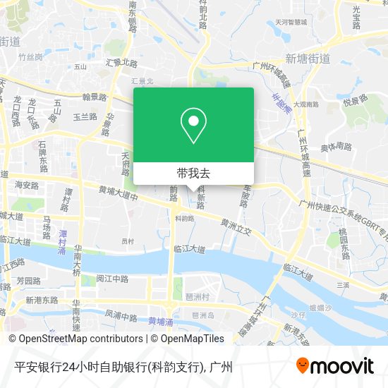 平安银行24小时自助银行(科韵支行)地图