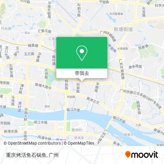 重庆烤活鱼石锅鱼地图