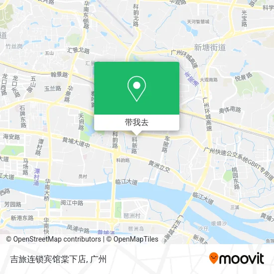 吉旅连锁宾馆棠下店地图