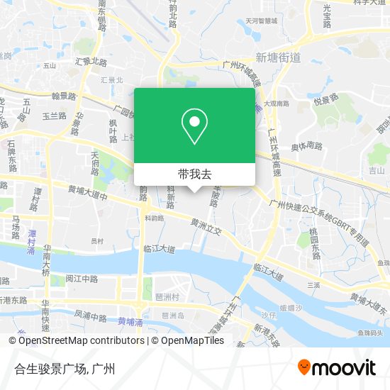 合生骏景广场地图