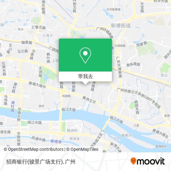 招商银行(骏景广场支行)地图