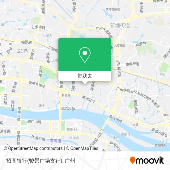 招商银行(骏景广场支行)地图