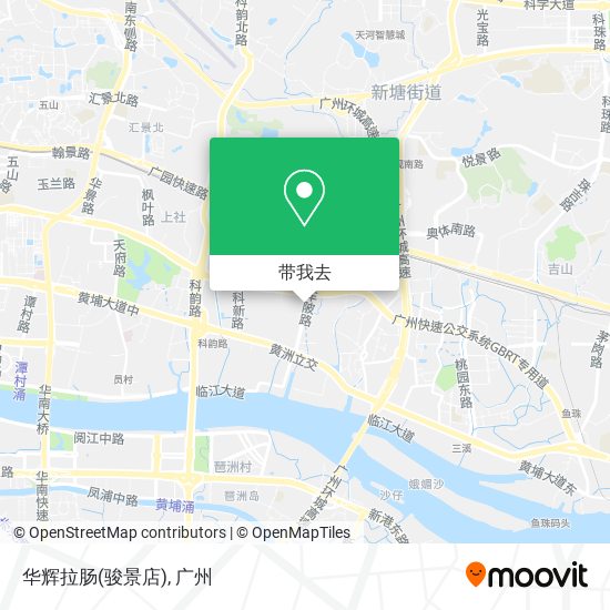 华辉拉肠(骏景店)地图