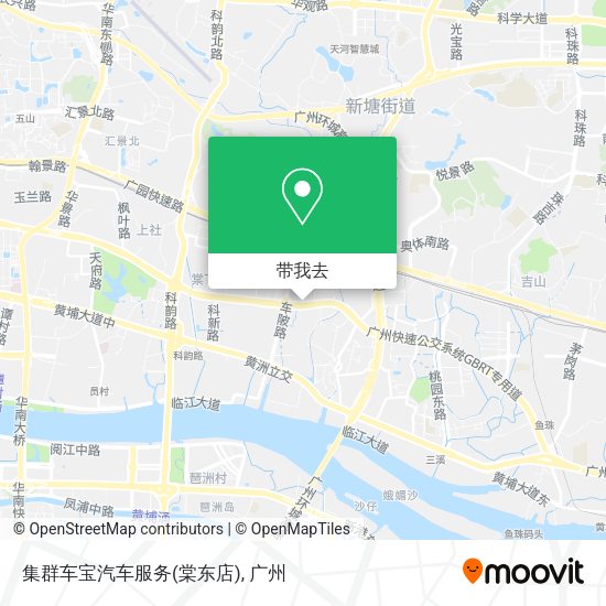 集群车宝汽车服务(棠东店)地图