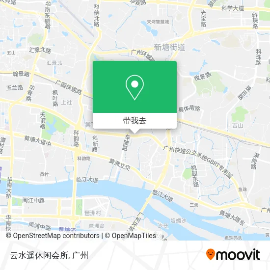 云水遥休闲会所地图
