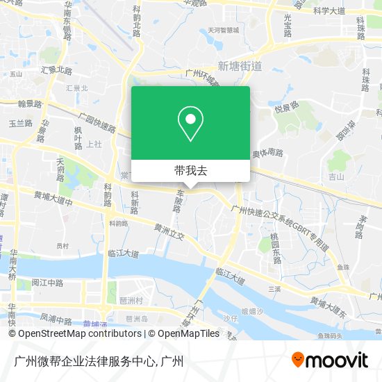 广州微帮企业法律服务中心地图