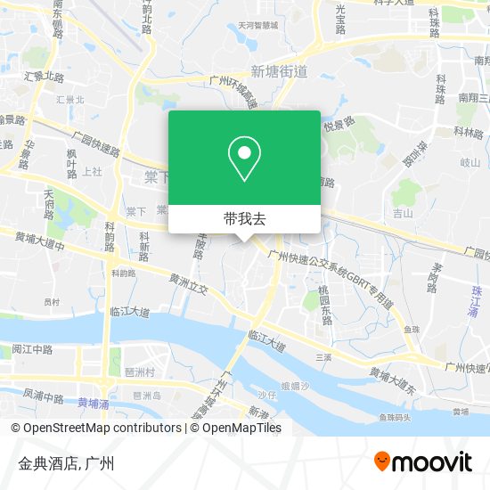 金典酒店地图