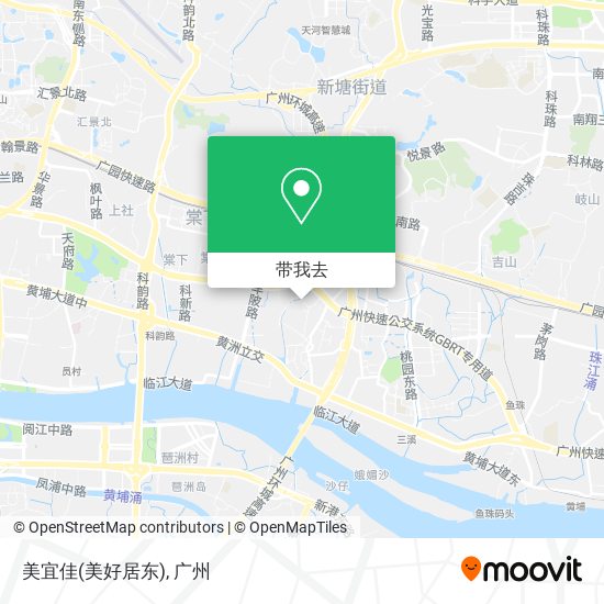 美宜佳(美好居东)地图