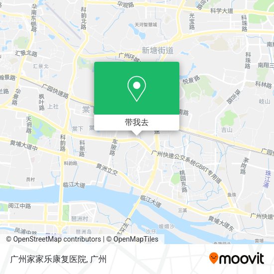 广州家家乐康复医院地图