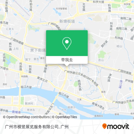 广州市横竖展览服务有限公司地图
