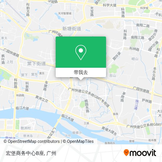 宏堡商务中心B座地图