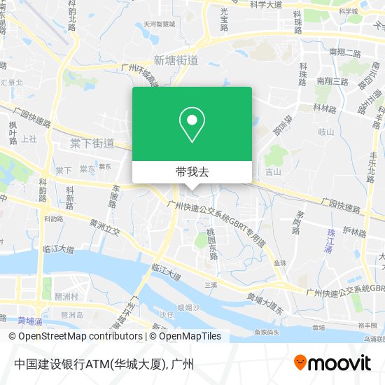 中国建设银行ATM(华城大厦)地图