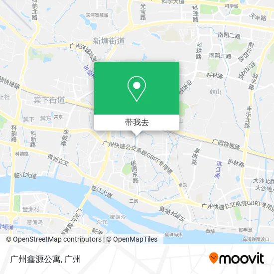 广州鑫源公寓地图