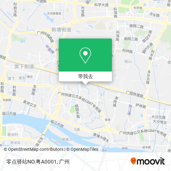 零点驿站NO.粤A0001地图