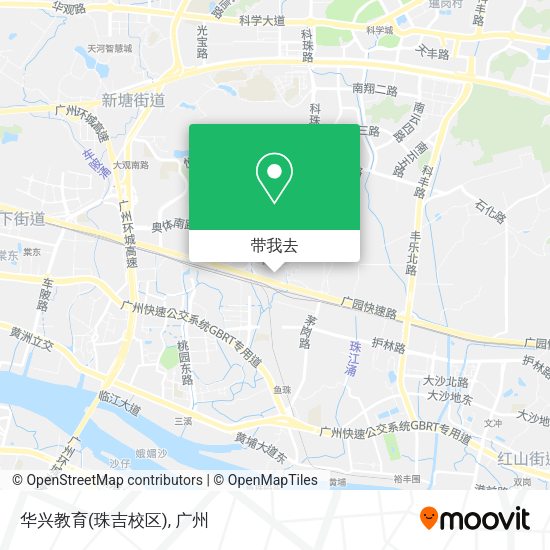 华兴教育(珠吉校区)地图