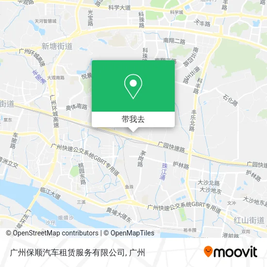 广州保顺汽车租赁服务有限公司地图