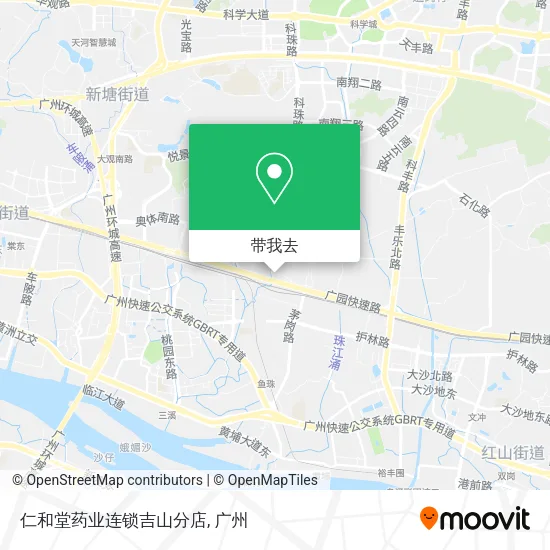 仁和堂药业连锁吉山分店地图